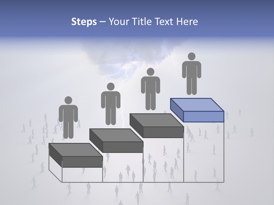 Productivity Crowd Together PowerPoint Template