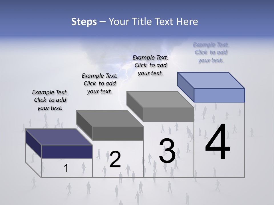 Productivity Crowd Together PowerPoint Template
