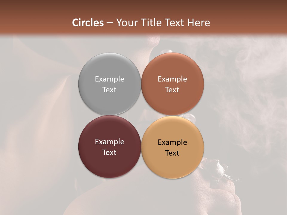 Stand Isolated Young PowerPoint Template