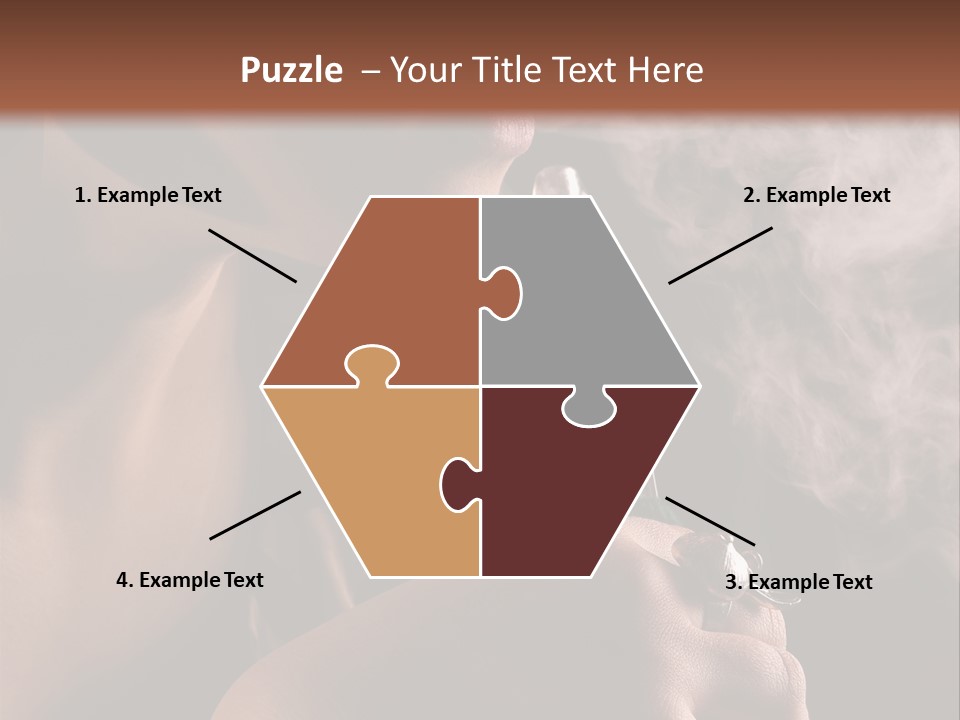 Stand Isolated Young PowerPoint Template