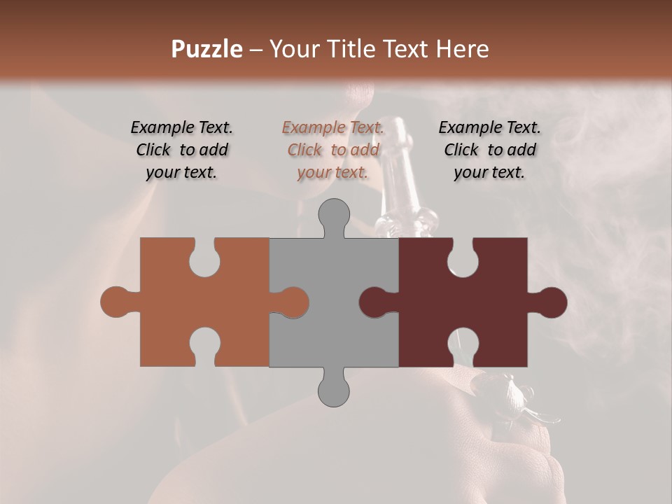 Stand Isolated Young PowerPoint Template