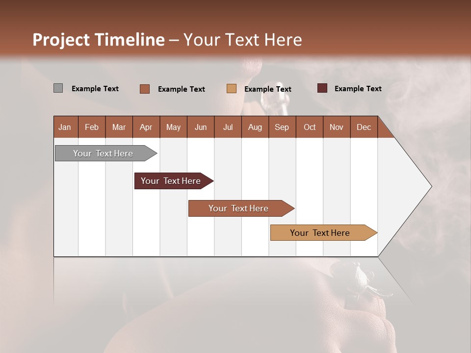 Stand Isolated Young PowerPoint Template