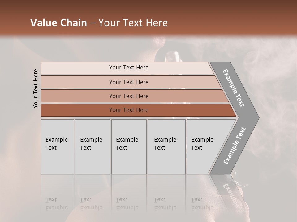 Stand Isolated Young PowerPoint Template