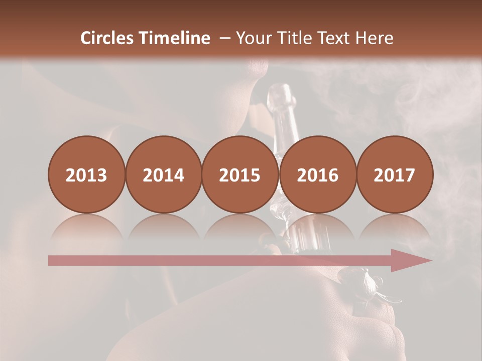 Stand Isolated Young PowerPoint Template