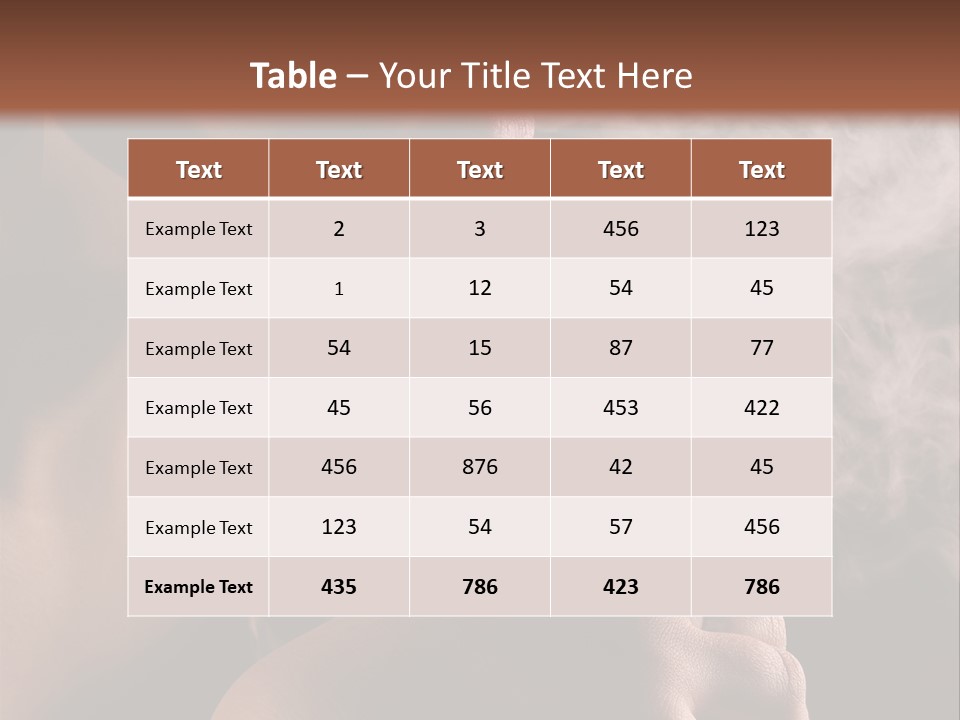 Stand Isolated Young PowerPoint Template