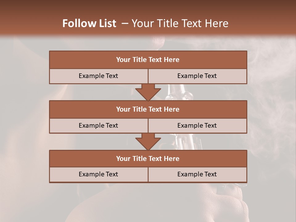Stand Isolated Young PowerPoint Template