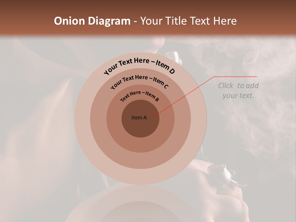 Stand Isolated Young PowerPoint Template