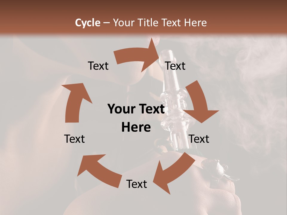 Stand Isolated Young PowerPoint Template