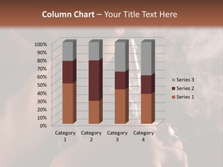 Stand Isolated Young PowerPoint Template