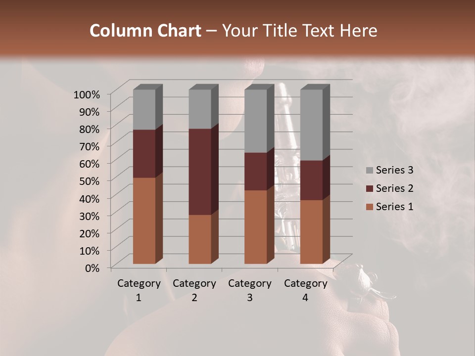 Stand Isolated Young PowerPoint Template