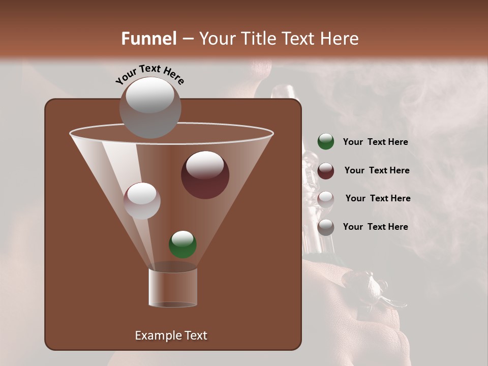 Stand Isolated Young PowerPoint Template