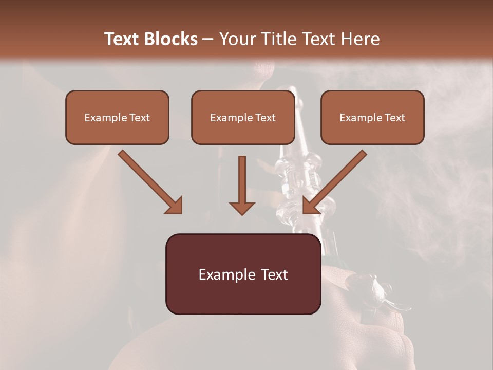 Stand Isolated Young PowerPoint Template