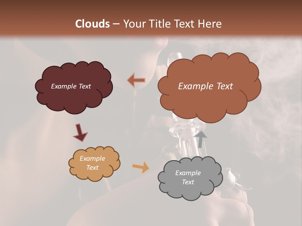 Stand Isolated Young PowerPoint Template