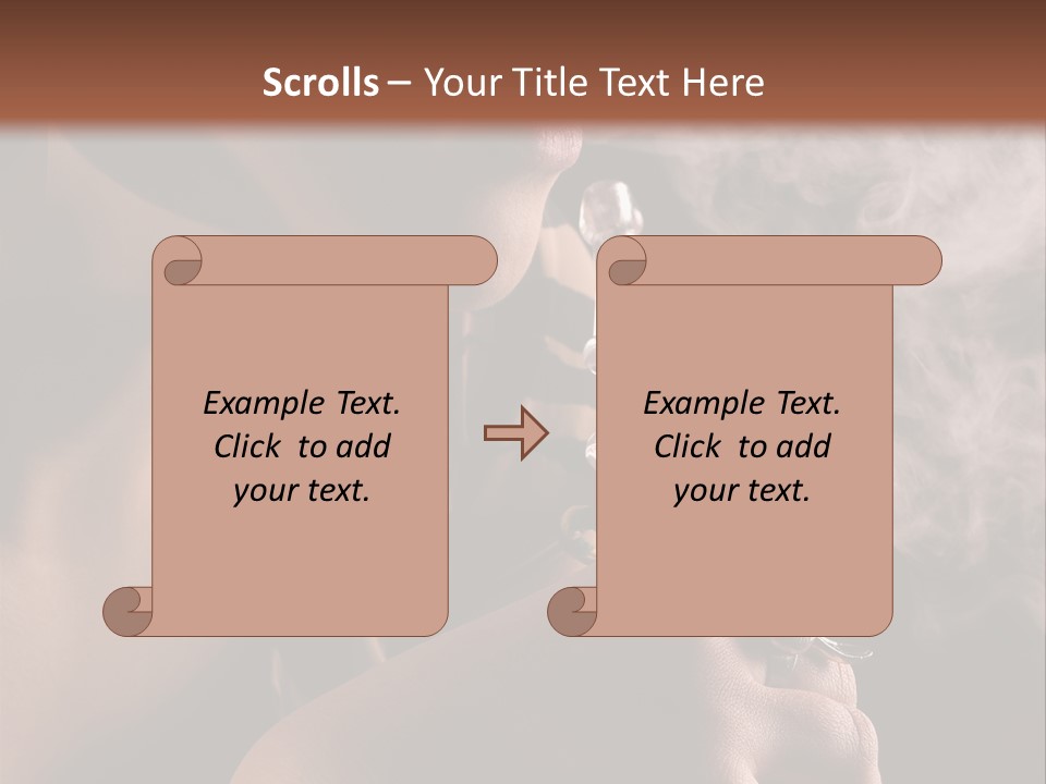 Stand Isolated Young PowerPoint Template