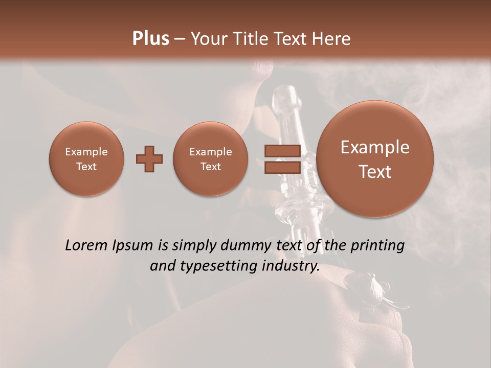 Stand Isolated Young PowerPoint Template