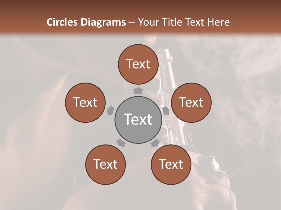 Stand Isolated Young PowerPoint Template