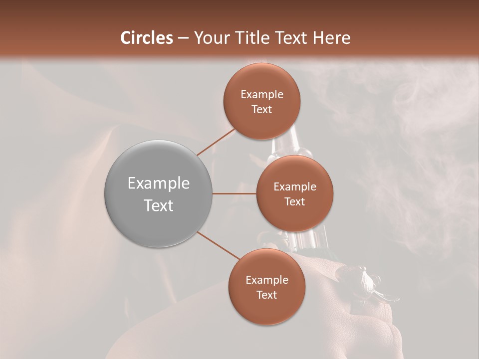 Stand Isolated Young PowerPoint Template