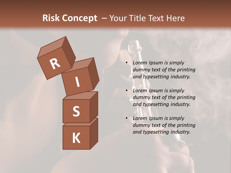 Stand Isolated Young PowerPoint Template