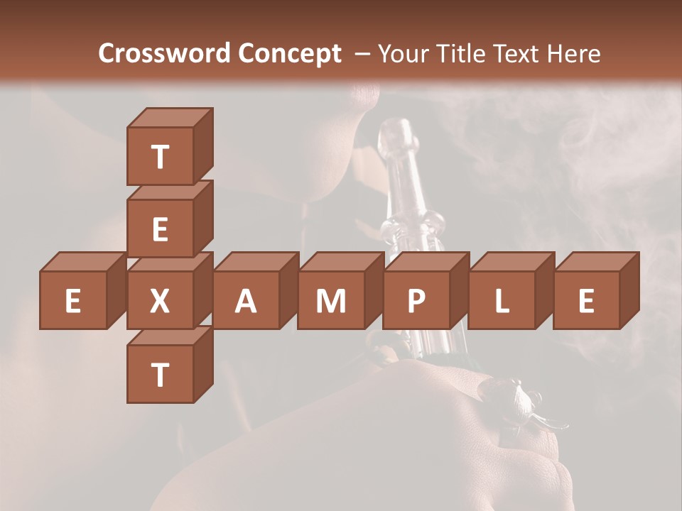 Stand Isolated Young PowerPoint Template
