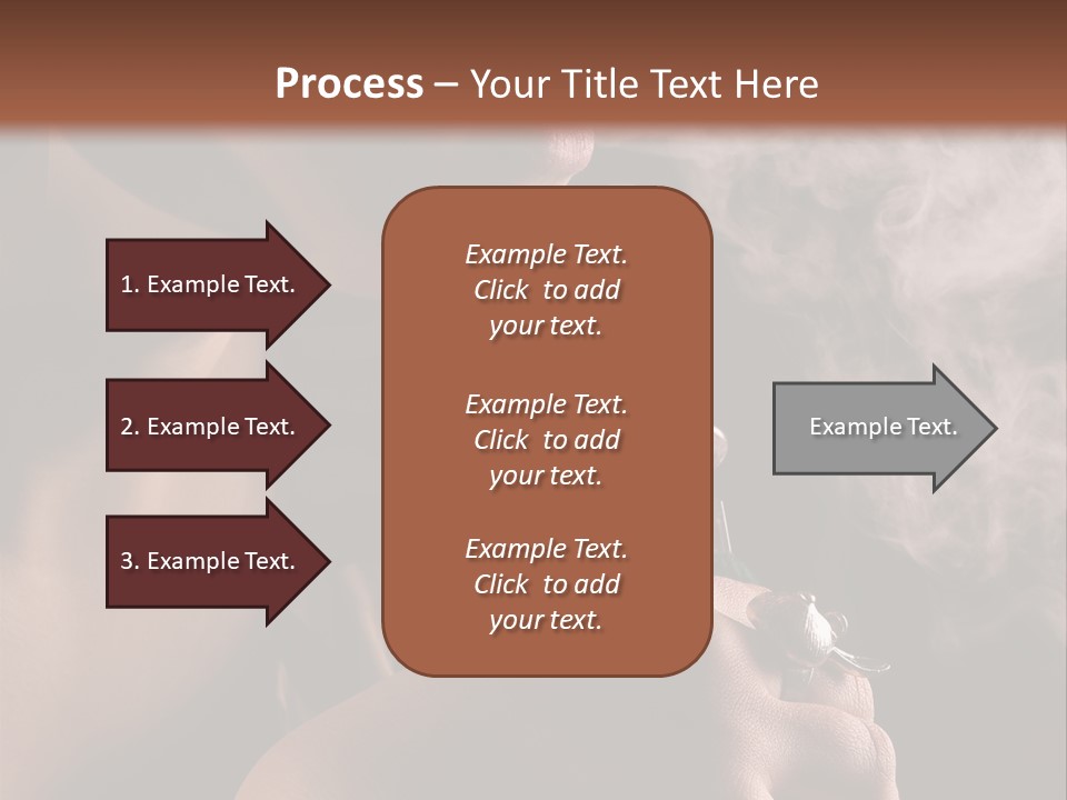 Stand Isolated Young PowerPoint Template