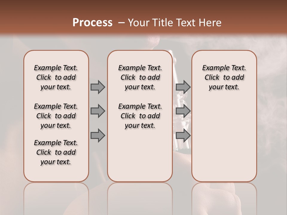 Stand Isolated Young PowerPoint Template