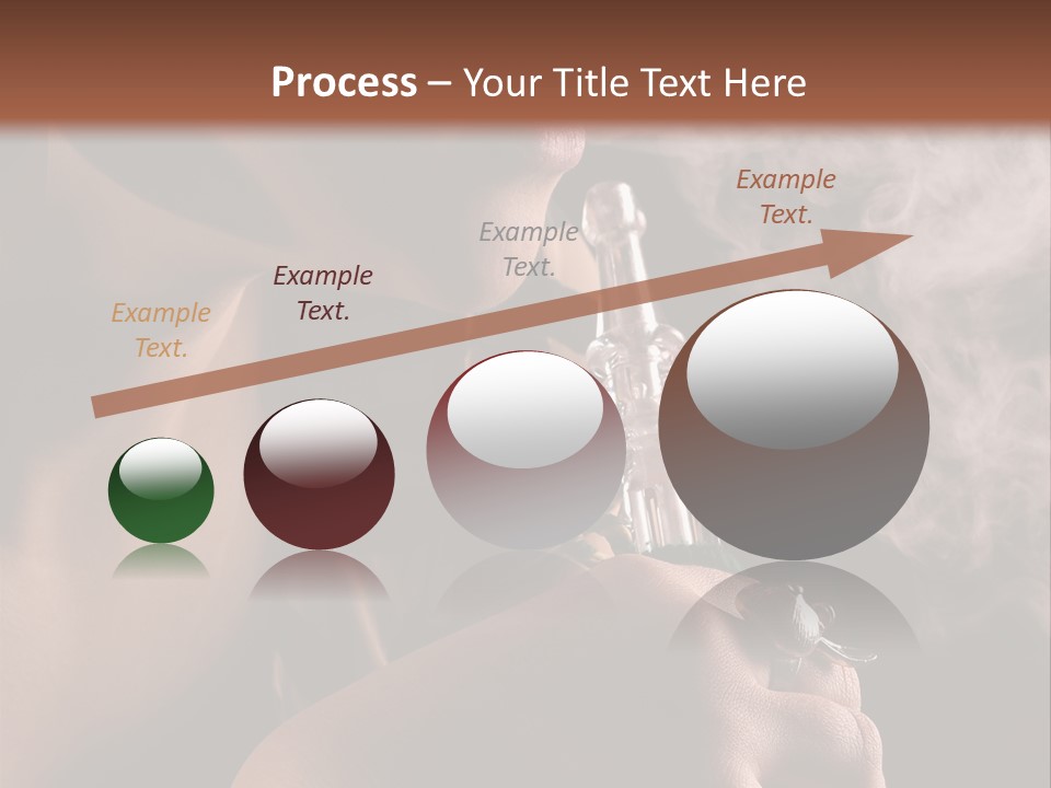 Stand Isolated Young PowerPoint Template