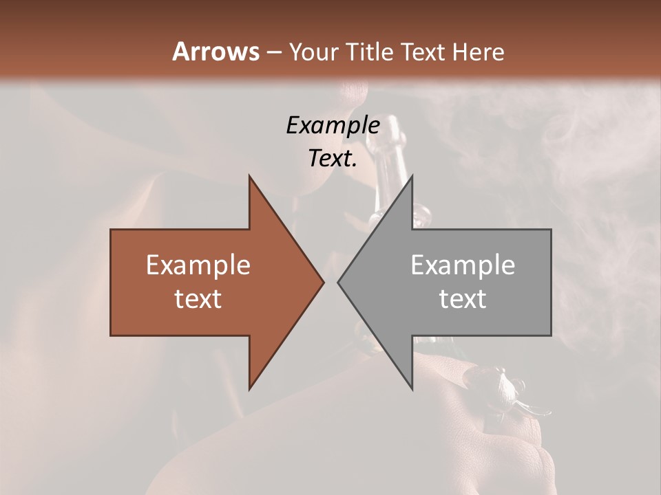 Stand Isolated Young PowerPoint Template