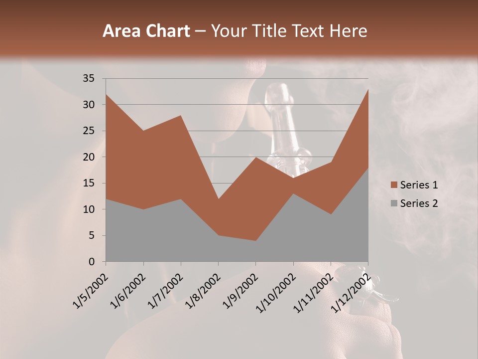 Stand Isolated Young PowerPoint Template