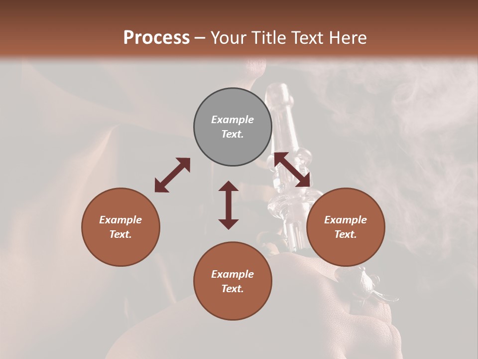 Stand Isolated Young PowerPoint Template