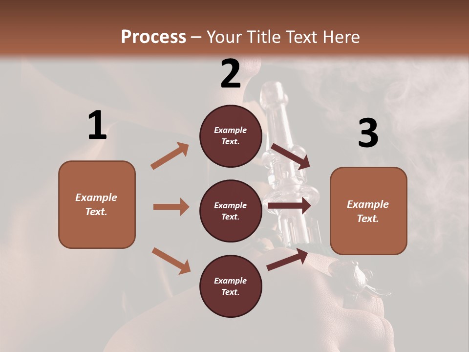 Stand Isolated Young PowerPoint Template