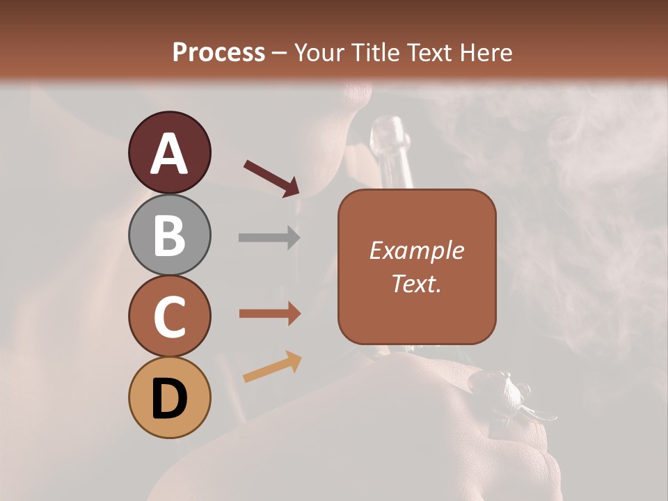 Stand Isolated Young PowerPoint Template