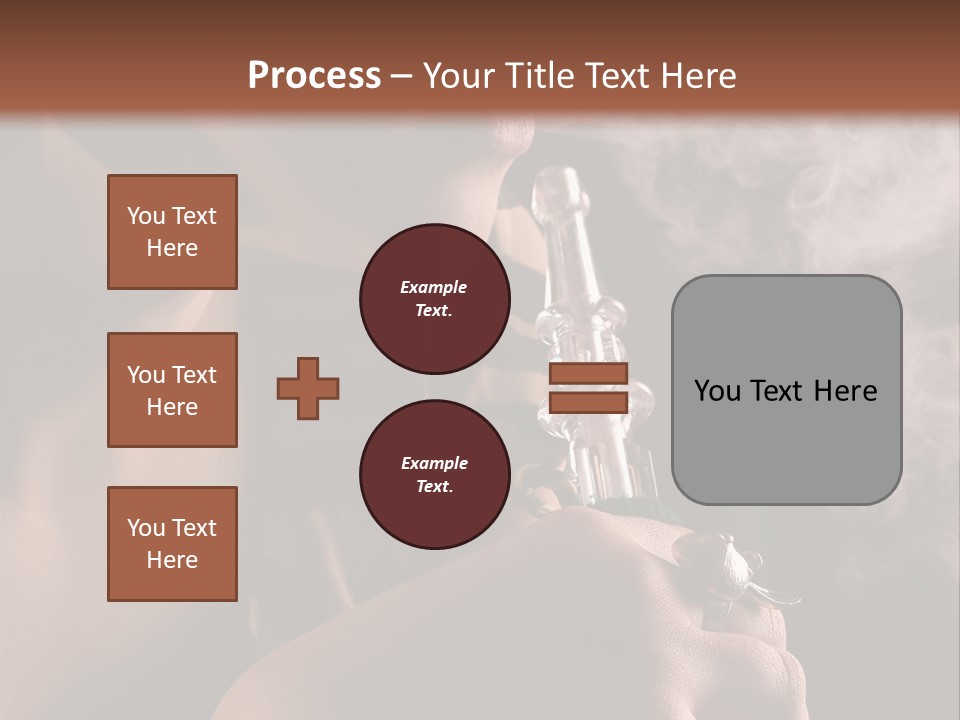 Stand Isolated Young PowerPoint Template