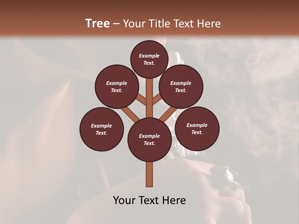 Stand Isolated Young PowerPoint Template