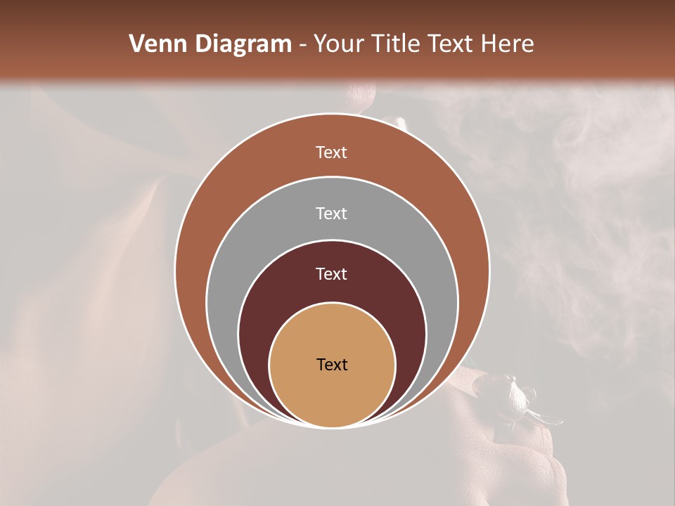 Stand Isolated Young PowerPoint Template