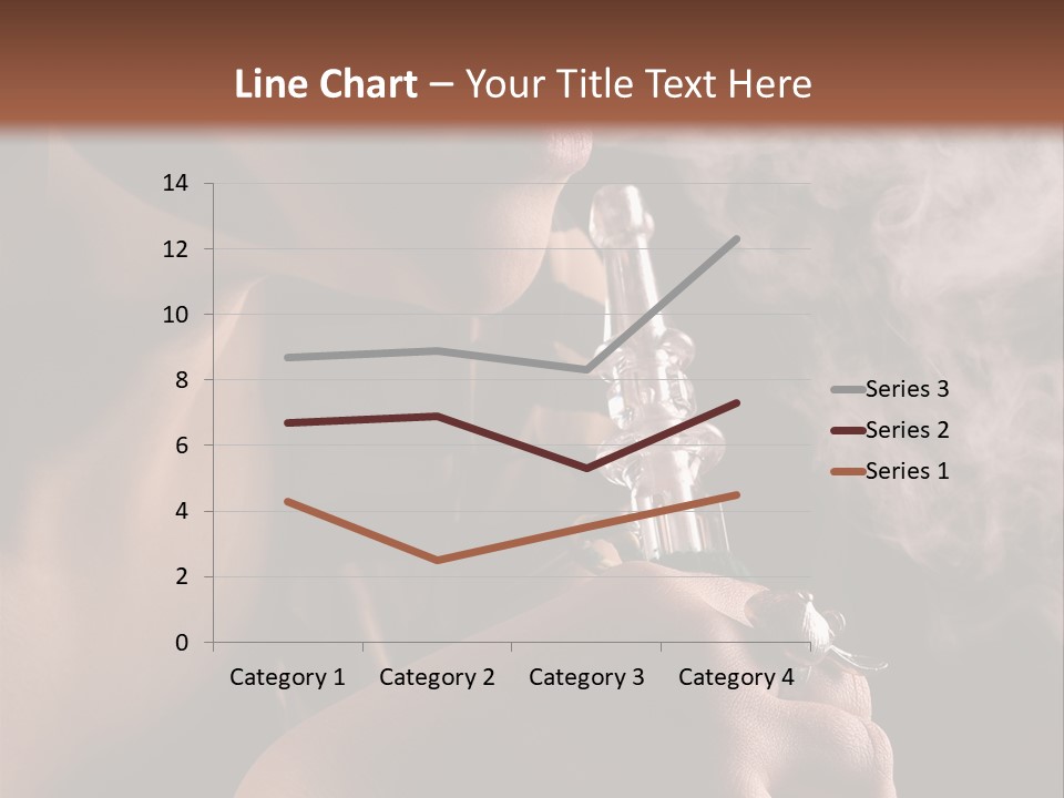 Stand Isolated Young PowerPoint Template