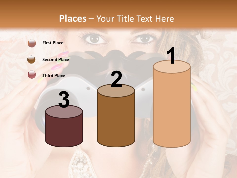 Female Affluent Fashionable PowerPoint Template