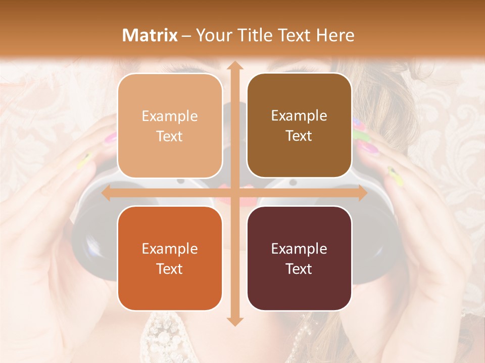 Female Affluent Fashionable PowerPoint Template