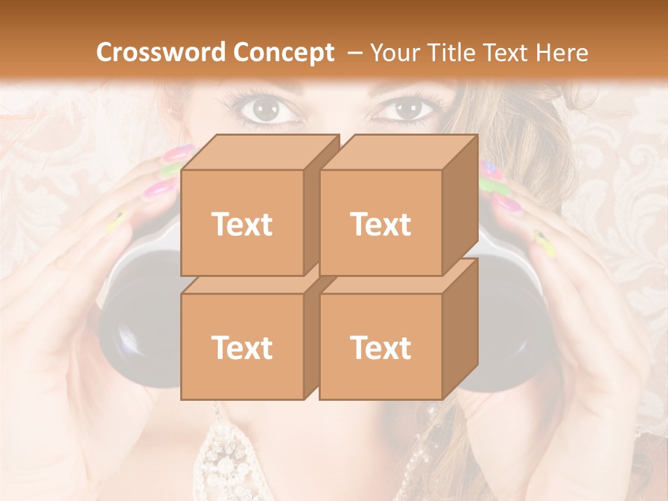 Female Affluent Fashionable PowerPoint Template