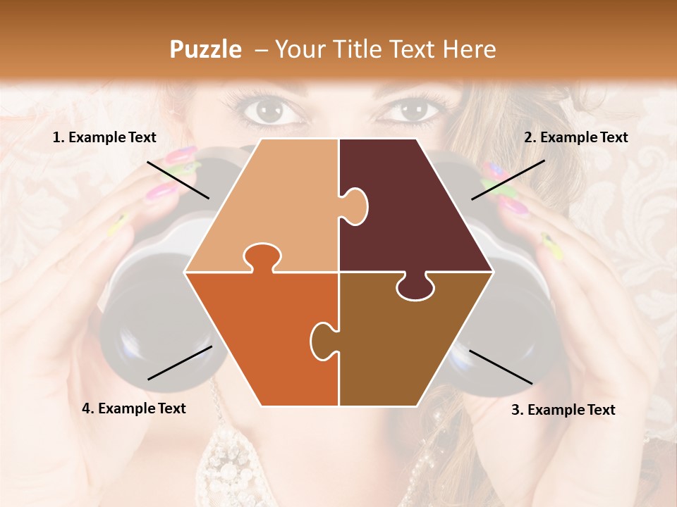 Female Affluent Fashionable PowerPoint Template