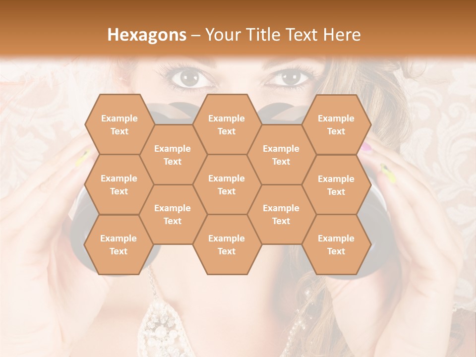 Female Affluent Fashionable PowerPoint Template