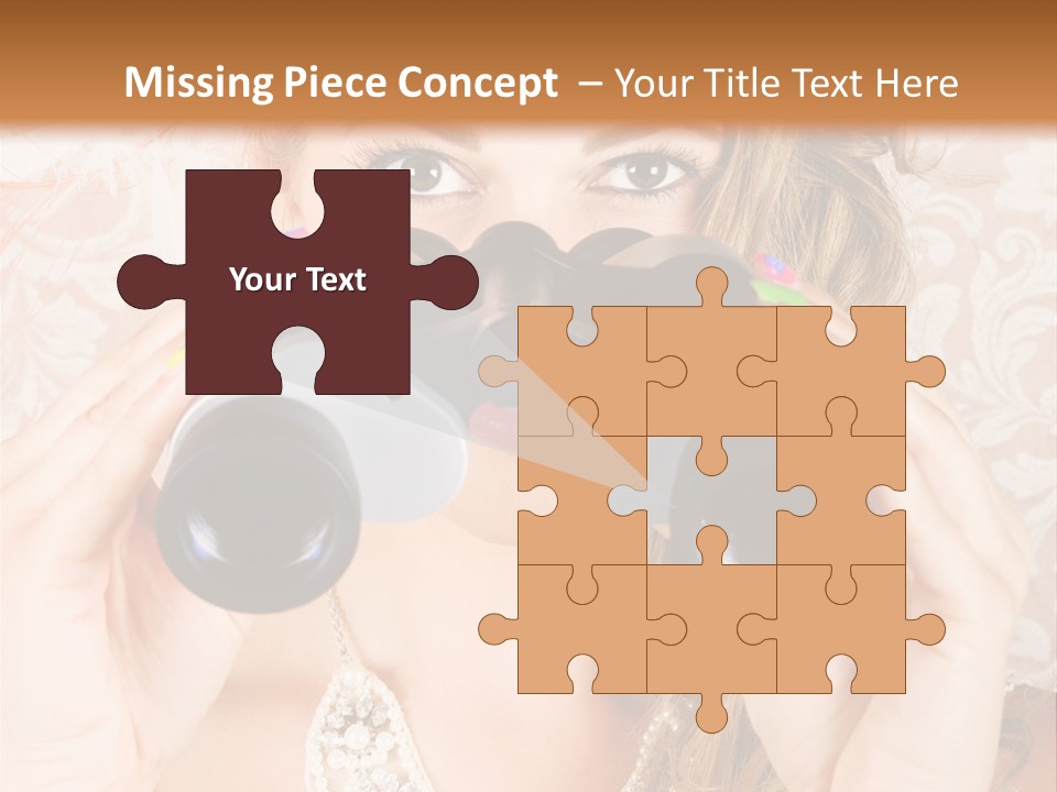 Female Affluent Fashionable PowerPoint Template