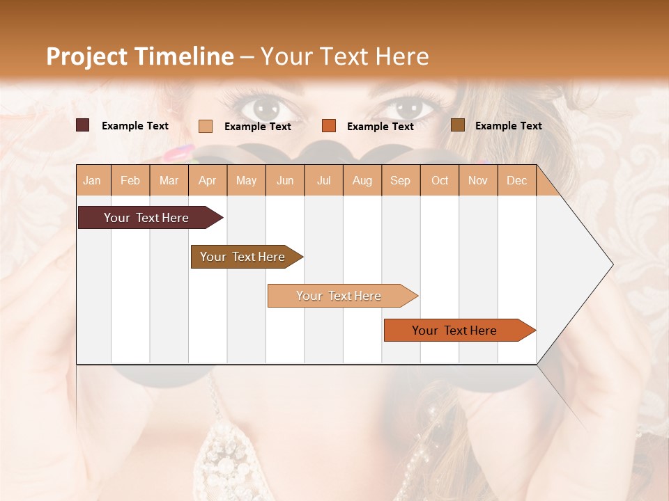 Female Affluent Fashionable PowerPoint Template