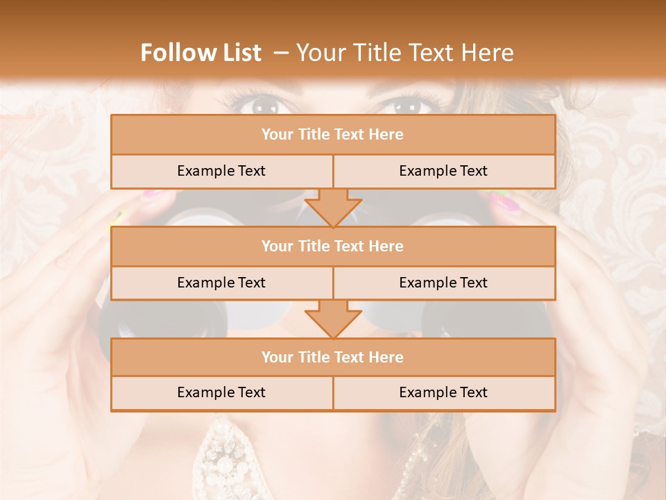 Female Affluent Fashionable PowerPoint Template