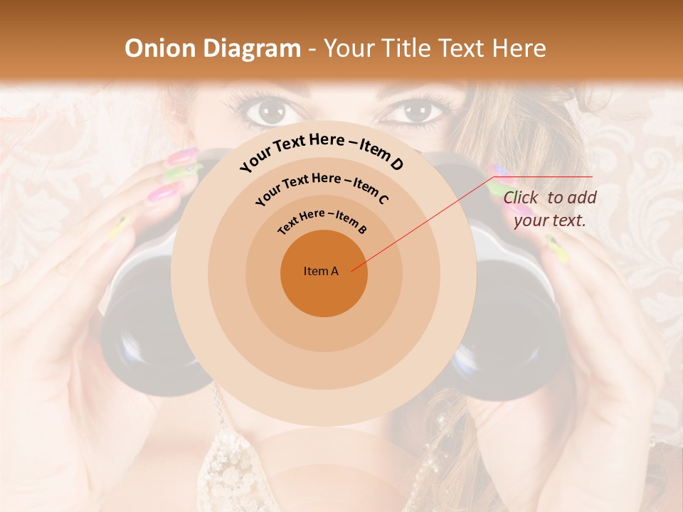 Female Affluent Fashionable PowerPoint Template