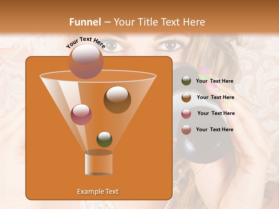 Female Affluent Fashionable PowerPoint Template