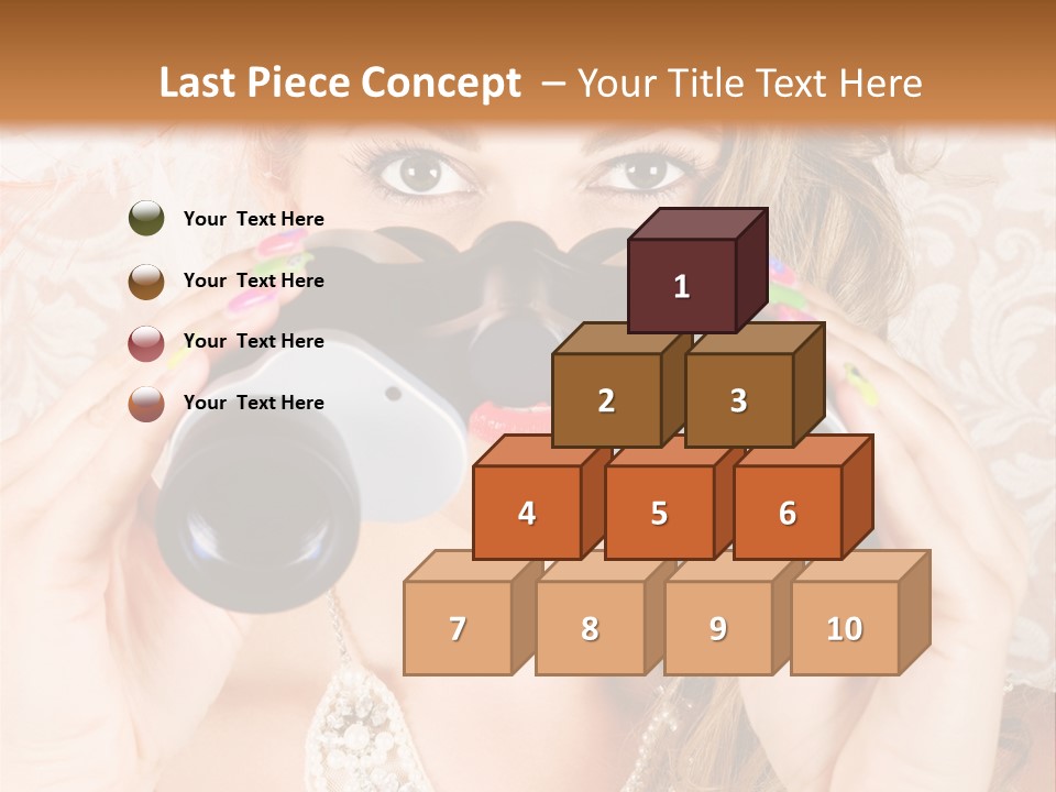 Female Affluent Fashionable PowerPoint Template