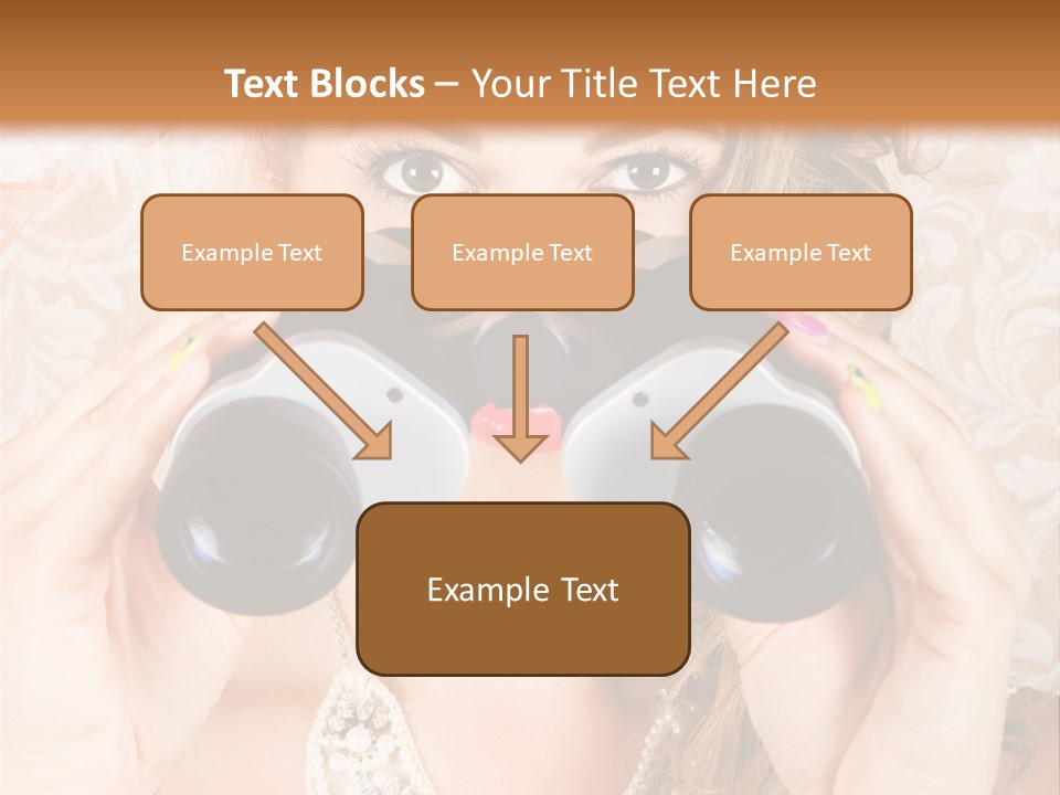 Female Affluent Fashionable PowerPoint Template