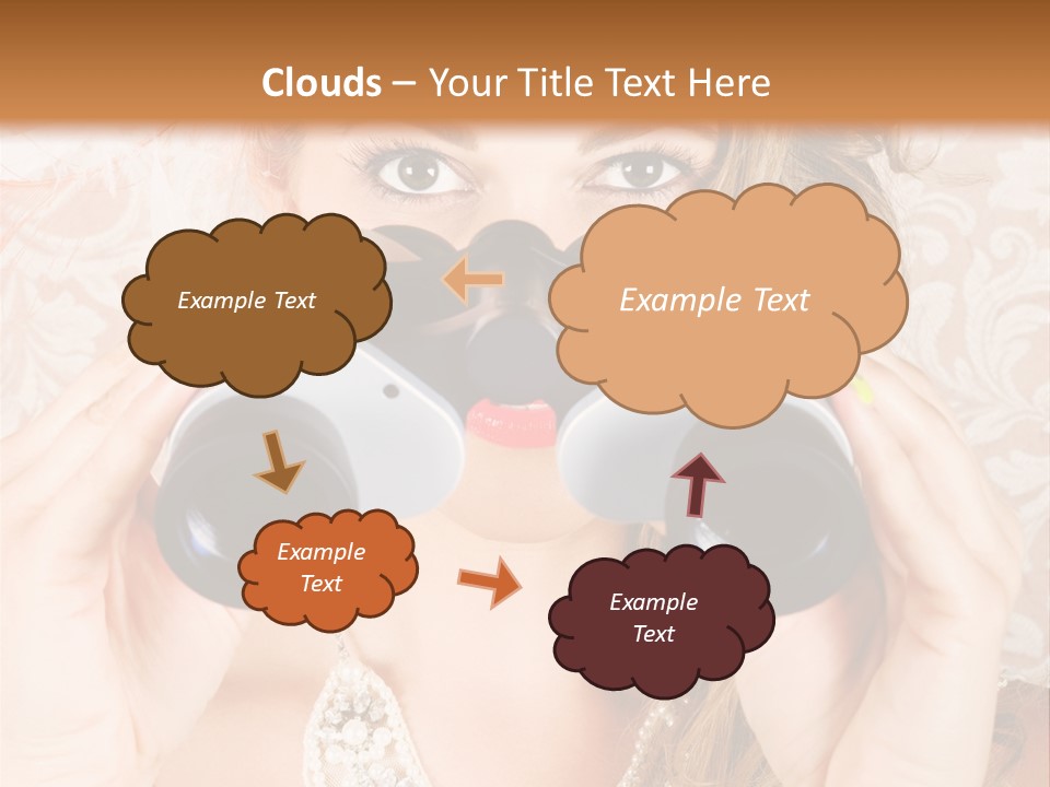 Female Affluent Fashionable PowerPoint Template