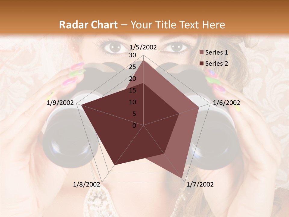 Female Affluent Fashionable PowerPoint Template