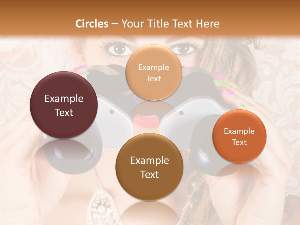 Female Affluent Fashionable PowerPoint Template